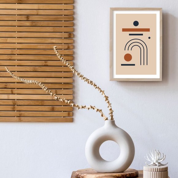 2/$35 Modern Minimalist Abstract Geometric Wall Art Print Home Decor [No Frame] - Picture 4 of 6